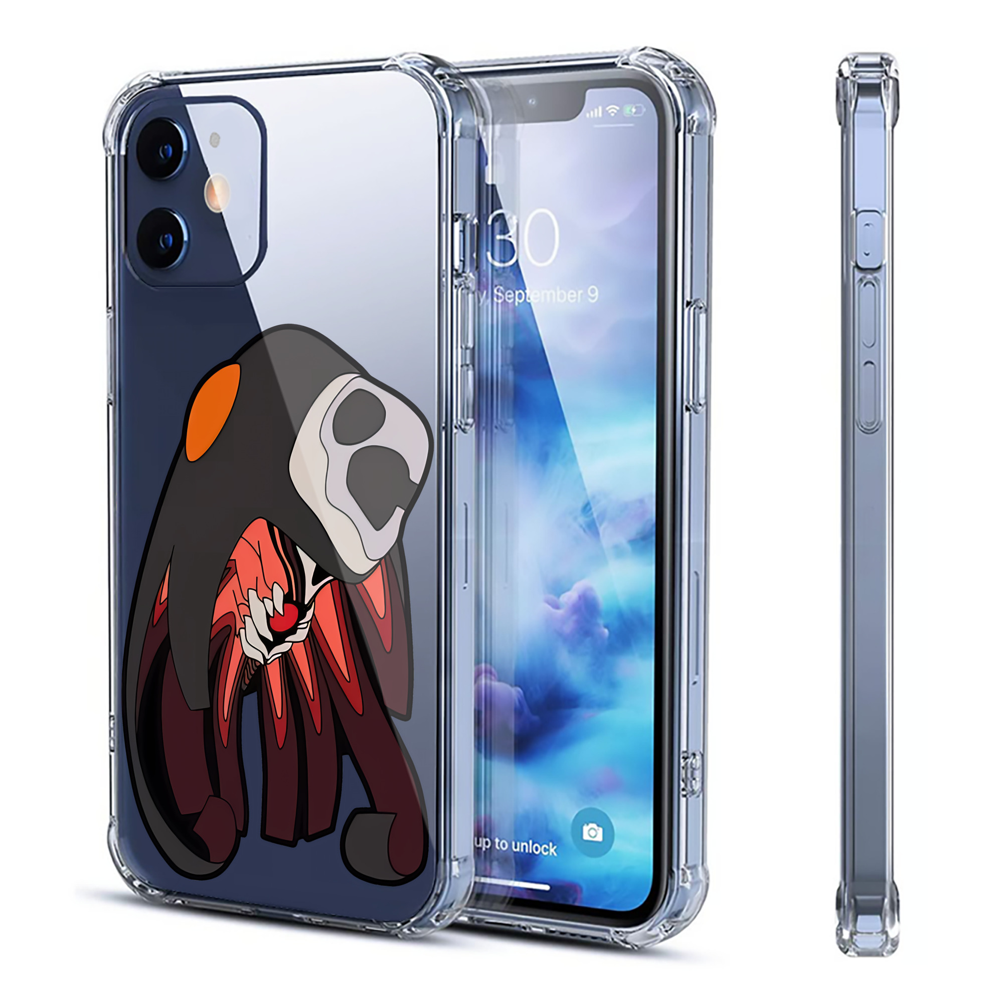 （画像用） EVA 新世紀エヴァンゲリオン 【iPhone 12シリーズ対応】透明スマホケース（クリアソフトケース）